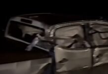 Veja Vídeo – Acidente na MT-251 deixa caminhonete em ribanceira em Chapada dos Guimarães
