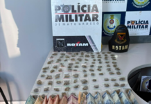 Mulher é presa com 105 porções de maconha em ação da Rotam no Jardim União em Cuiabá