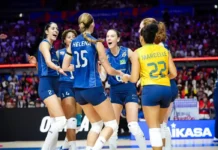 Liga das Nações: seleção feminina pega Japão na quarta em 1º mata-mata
