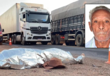 Pedestre morto em VG é identificado e tinha 88 anos