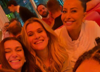 Paolla Oliveira, Sabrina Sato e amigas se reúnem em jantar em São Paulo: ‘Garotas’