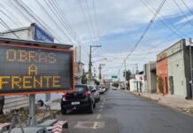 Rua Joaquim Murtinho terá interdição total por 14 dias para obras de esgoto em Cuiabá