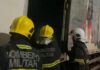 Incêndio atinge caminhão com carga inflamável em transportadora de Colíder