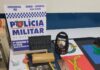 Força Tática detém três suspeitos após tentativa de roubo e apreende drogas em Barra do Bugres