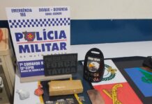 Força Tática detém três suspeitos após tentativa de roubo e apreende drogas em Barra do Bugres