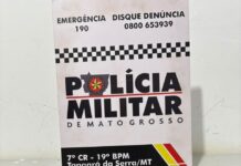 Homem é preso após ser flagrado agredindo mulher e com pistola carregada em Tangará da Serra