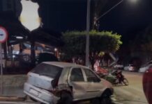 Veja Vídeo – Capotamento em cruzamento deixa quatro feridos em Rondonópolis
