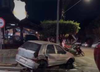 Veja Vídeo – Capotamento em cruzamento deixa quatro feridos em Rondonópolis