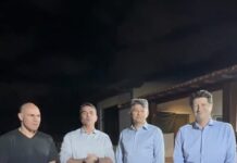 Veja Vídeo – Flávio Bolsonaro apoia Medeiros ao Senado e exalta gestão Brunini em MT