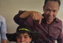 Veja Vídeo – Claudio Ferreira recepciona Natanzinho Lima com picanha de Nelore antes de show na Exposul