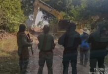 Veja Vídeo – Operação encerra garimpo clandestino em Novo Mundo