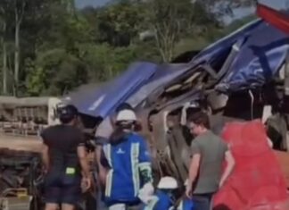 Veja Vídeo – Grave acidente na MT-235 deixa morto e interdita rodovia