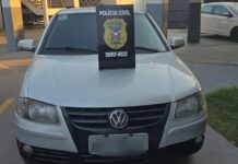 Polícia Civil apreende carro suspeito de clonagem durante investigação em Rondonópolis