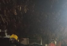 Incêndio destrói carro durante a madrugada em Lucas do Rio Verde
