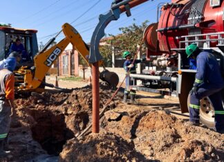 Drenagem avança e chega a 60% no Jardim Gramado em Cuiabá para reduzir alagamentos