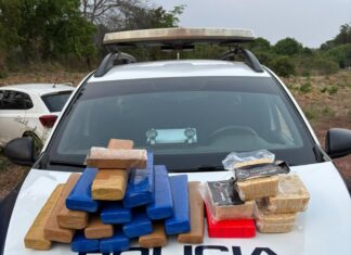 Ação integrada apreende quase 20 kg de drogas em veículo na BR-070 em General Carneiro