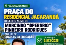 Praça de Várzea Grande recebe nome de professor de futebol que morreu durante a pandemia