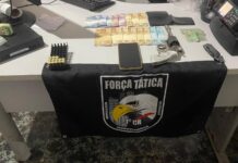 Força Tática prende suspeito de ameaçar moradores com arma de fogo em Nova Brasilândia
