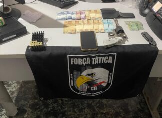 Força Tática prende suspeito de ameaçar moradores com arma de fogo em Nova Brasilândia