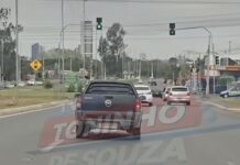 Veja Vídeo – Motorista é flagrado em zigue-zague na rodovia Mário Andreazza em VG