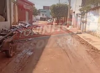 Veja Vídeo – Imagens mostram situação de abandono das ruas de Barão de Melgaço
