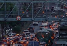 Veja Vídeo – Imagens mostra trânsito movimentado em avenida de Cuiabá de forma cinematográfica