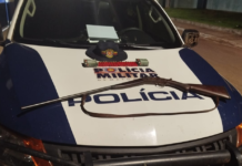 Foragido por feminicídio em Goiás é preso com espingarda e 18 munições em Nova Nazaré