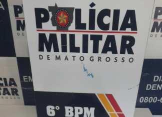 Homem é preso após apontar pistola para pessoas durante confraternização em Cáceres
