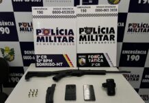 Dois faccionados são presos após sequestro e roubo a residência em Sorriso