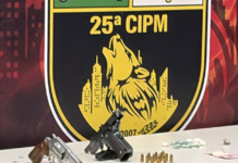 PM prende dois suspeitos de facção e apreende armas e drogas em Várzea Grande