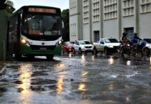 Defesa Civil prevê chuva de até 60 mm por hora e ventos de 100 km/h em Cuiabá