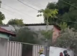 Veja Vídeo – Doutor Pimpolho e equipe Raio da Polícia Militar realizam ação social em Várzea Grande