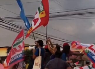 Veja Vídeo – Apoiadores de Lula fazem carreata em bairro de Rondonópolis