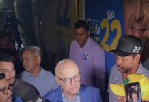 Veja Vídeo – “Flávio Bolsonaro precisa ganhar eleição para mudar o Brasil” diz governador Pivetta