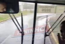 Veja Vídeo – Passageiros comemoram aniversário de motorista de ônibus em Cuiabá
