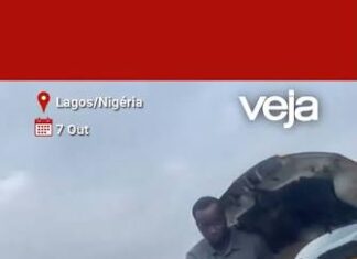 Veja Vídeo – Homem é flagrado consertando van em movimento com passageiros; veja