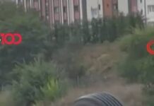 Veja Vídeo – Pneu de caminhão se desprende de veículo e desce desgovernado em avenida em Istambul